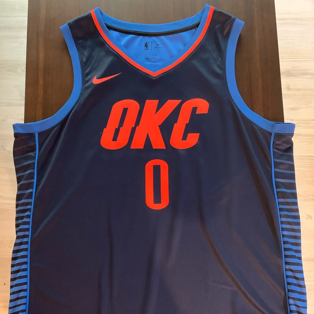 XXL Russell Westbrook OKC Jersey